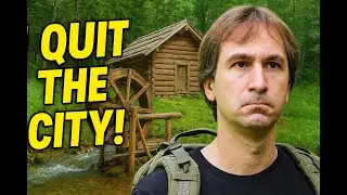 Off Grid Survival: Building a Waterwheel and Wooden Cabin Alone
