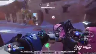 Overwatch Top 20 Surefour Playing Epic Game As Zarya
