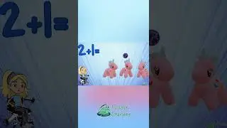 Изучаем сложение на примерах из 3D | Веселая и простая математика для детей #короткие #сложение