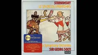 Decca Pure Analog - Stravinsky &ndash; Le Sacre du Printemps, Chicago Symphony Orchestra, Sir Georg Solti
