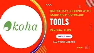 Batch Cataloguing | Stage MARC records for import | Bulk _book_entry | KOHA