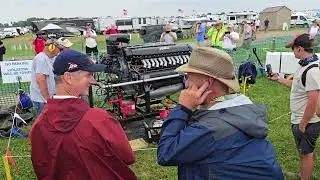 Allison V-12  test running at EAA Airventure 2025