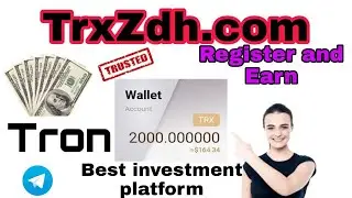 【TRXZDH】TRX mining violence money-making project, open an account to get 2000trx