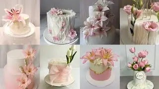 Elegant Lily Flower Theme Cake Designs | Floral Cake Ideas l