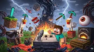 Minecraft, aber die Crafting-Rezepte sind verflucht