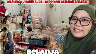 Warung yu sarni sudah di penuhi jajanan lebaran ⁉️ Belanja sayuran mbak iti vlog 
