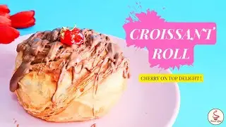 EGGLESS CROISSANT ROLL RECIPE | BEST CHERRY ON TOP DELIGHT 🥐