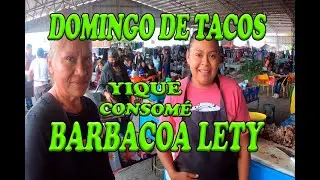 DOMINGO DE TACOS plaza en la parte techada del tianguis de huajuapan