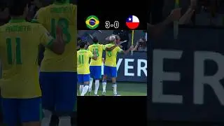 Brazil vs Chile 2025 #footballviralshorts