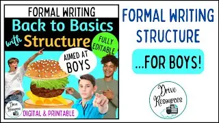 Formal Writing Structure   Back to Basics   by Drive Resources