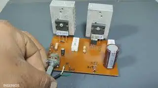 Amplificador de audio casero con los transistores 2SC5200 y 2SA1943