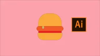 How to create vector easy sandwich | Illustrator tutorial |