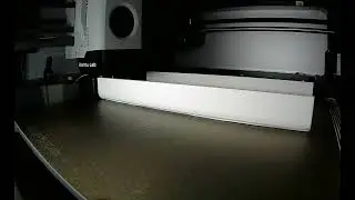 Zeitrafferaufnahme eines 3D-Drucks von einer Abdeckung