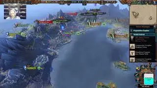 Warhammer Total War. Летсплей Высшие Эльфы. Морской Лорд Аэслинн. На Ультуан! Часть 2.