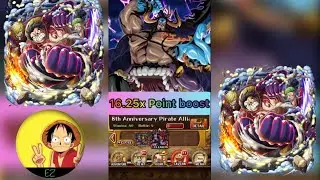 8th Anniversary Pirate Alliance Blitz Battle. Half-beast Kaido-40 Stamina-16.25x point boost-OPTC EZ