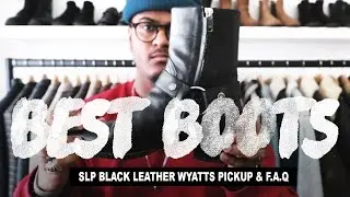 Pickups: Saint Laurent Black Leather Wyatts & F.A.Q