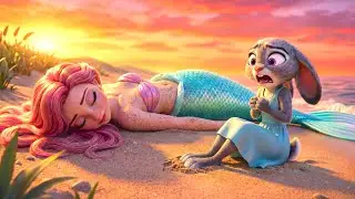 Judy Saves a Mermaid &ndash; New Family Scene | Zootopia 2 Fan Story 🧜&zwj;♀️💦