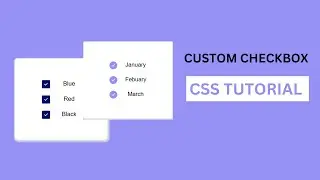 Custom Checkbox CSS | Animated Checkbox