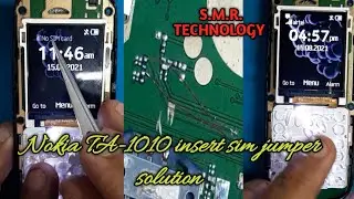 Nokia TA-1010 insert sim Jumper solution S.M.R. TECHNOLOGY