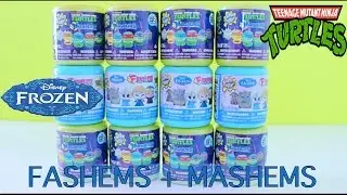 FASHEMS and MASHEMS Teenage Mutant Ninja Turtles Series 2 Full Case Set Disney Frozen Series 1 Toys