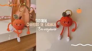Tutorial chaveiro de laranja🍊em Amigurumi (viral) 