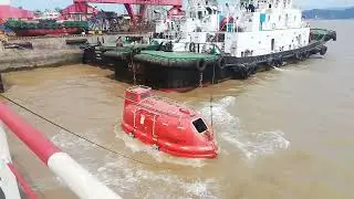 Lifeboat actual On load release , sprinkler test & engine test