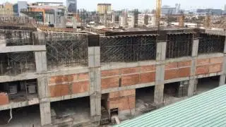 Kuantan City Mall construction progress AUGUST 2016