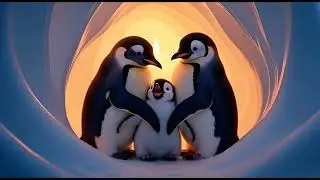 Penguin Father Saved His Baby 🐧❄️ | Green Cave Adventure