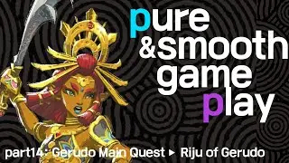 zelda TOTK : Riju of Gerudo Town Defend Kara Kara Bazaar, Gerudo Town Walkthrough (No Commentary)