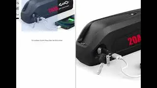 Blackout Notakku Universell, f&uuml;r eBike, Powerstation  Solar Aufladung, USB Anschluss. InfoTip2