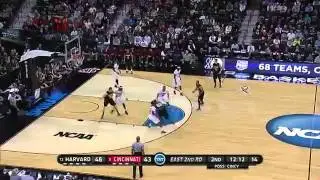 2014 NCAA Basketball Tournament   12 Harvard UPSETS 5 Cincinnati 61 57