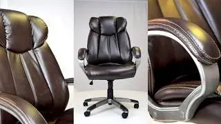 AC Pacific OC-09 Brown Adjustable Swivel Office Chair