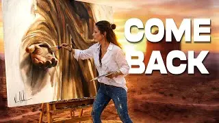 Painting the Hand of God! (In The Desert)