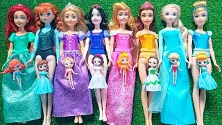 Disney Princess Doll Makeover ~ DIY Miniature Ideas for Barbie   Wig, Dress, Faceup, and More! DIY 