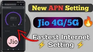 Best 4G/5G APN Settings 2025 || 200+ MB/Sec Speed 😱 || Fastest Speed APN Settings 🔥 .