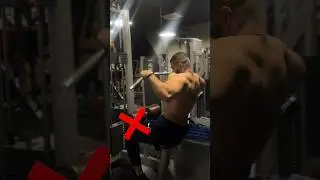 Muscle Building Tips : Form correction❌✅Chest-Back Edition #gym #fitness #workout