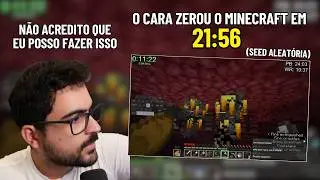 Tentei entender uma SPEEDRUN de MINECRAFT