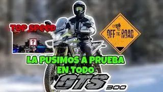 GTS 300 REVIEW / OFF-ROAD / TOP SPEED / DOBLE PROPOSITO / CARRERTERA Y CIUDAD