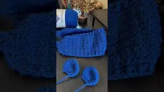 Blueberry bear ear muffs available in my etsy shop now 🧸🤍✨ #roricrochet #crochet #crocheting