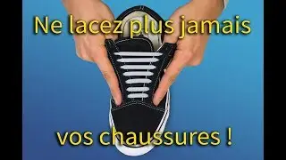 Lacets sans n&oelig;ud en silicone