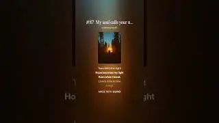 #87  My soul calls your name 내 영혼이 당신의 이름을 부릅니다