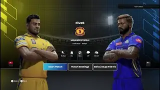 CRICKET 26 &mdash; CSK против MI | 6 за Mtch Gameplay