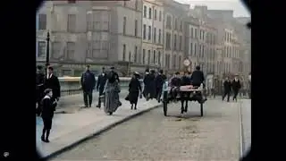 Phantom ride through Cork's city centre on the tramway / Cork City / 1902