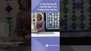#shorts Strip Piecing Tip That Will Make Your Projects Easy and Fun