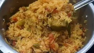 ಟೊಮೊಟೊ ರೈಸ್ ಮಾಡುವ ವಿಧಾನ#TomatoRice Recipe#recipiesinkannada#cookingrecipes#viralvideo#recipe#videos