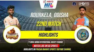 Highlights: Tamil Nadu Dragons vs Delhi SG Pipers | Hockey India League