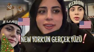 NEW YORK  GERÇEK YÜZÜ VLOG ‼️🇺🇸 #amerikadayasam #newyork #seyahat #vlog #train #gezmeler #tiktok 
