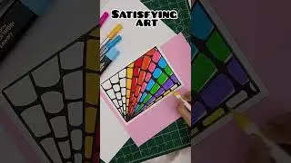 Would you try this? 😀🎨 satifying art #ytshorts #shorts #diy #colors #shortvideo #satisfyingart