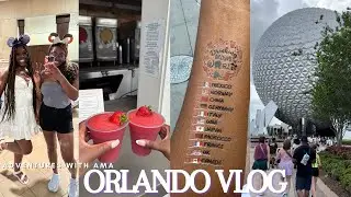 DISNEY WORLD VLOG 2025 | WE SURVIVED DRINKING AROUND THE WORLD AT EPCOT 🌍🍹 | Adventures with Ama