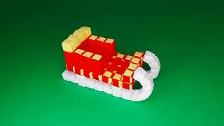 Full Tutorial on How to Make Origami Santa's Sleigh | Modular Origami Bricks